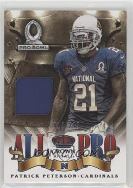 2013 Panini Crown Royale - All Pro Materials #15 - Patrick Peterson /299