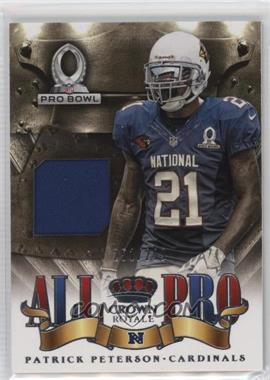 2013 Panini Crown Royale - All Pro Materials #15 - Patrick Peterson /299