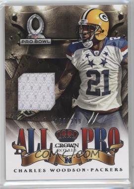 2013 Panini Crown Royale - All Pro Materials #4 - Charles Woodson /299