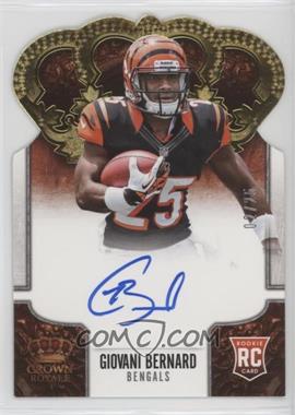 2013 Panini Crown Royale - [Base] - Gold Die-Cut Crown Signatures #212 - Giovani Bernard /25