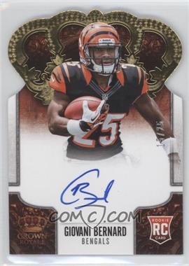 2013 Panini Crown Royale - [Base] - Gold Die-Cut Crown Signatures #212 - Giovani Bernard /25