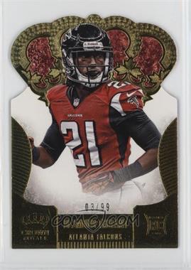 2013 Panini Crown Royale - [Base] - Gold Die-Cut Crown #132 - Desmond Trufant /99