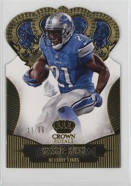 2013 Panini Crown Royale - [Base] - Gold Die-Cut Crown #76 - Reggie Bush /99