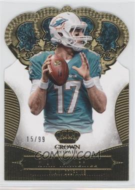 2013 Panini Crown Royale - [Base] - Gold Die-Cut Crown #83 - Ryan Tannehill /99