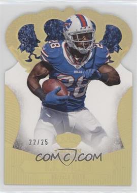 2013 Panini Crown Royale - [Base] - Gold Holo Die-Cut Crown #17 - C.J. Spiller /25