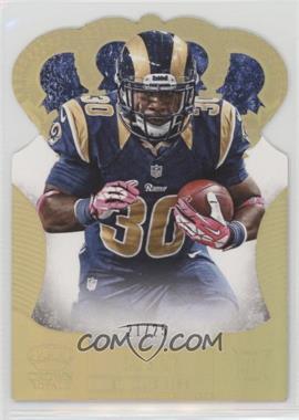 2013 Panini Crown Royale - [Base] - Gold Holo Die-Cut Crown #199 - Zac Stacy /25