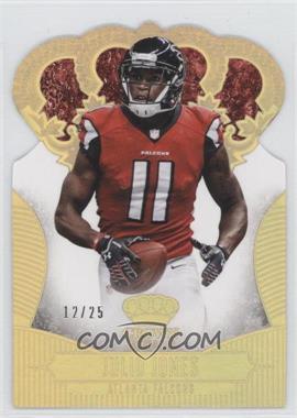 2013 Panini Crown Royale - [Base] - Gold Holo Die-Cut Crown #51 - Julio Jones /25