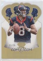 Matt Schaub #/25