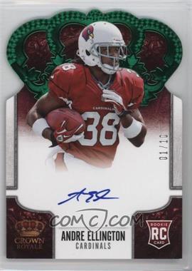 2013 Panini Crown Royale - [Base] - Green Die-Cut Crown Signatures #202 - Andre Ellington /10