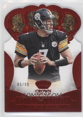 2013 Panini Crown Royale - [Base] - Retail Red Die-Cut Crown #13 - Ben Roethlisberger /99