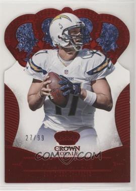 2013 Panini Crown Royale - [Base] - Retail Red Die-Cut Crown #73 - Philip Rivers /99