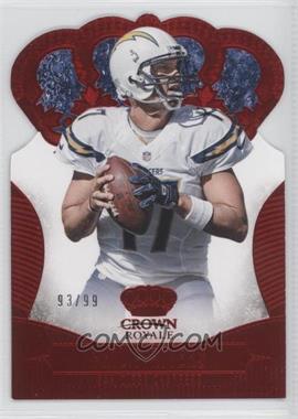 2013 Panini Crown Royale - [Base] - Retail Red Die-Cut Crown #73 - Philip Rivers /99