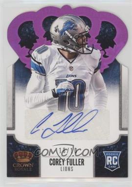 2013 Panini Crown Royale - [Base] - Retail Red Holo Die-Cut Crown Signatures #122 - Corey Fuller /10