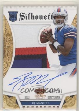 2013 Panini Crown Royale - [Base] - Silhouettes Autographs #209 - EJ Manuel /299