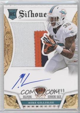 2013 Panini Crown Royale - [Base] - Silhouettes Autographs #227 - Mike Gillislee /299