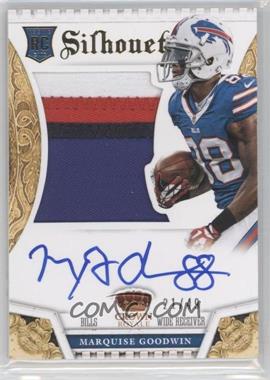 2013 Panini Crown Royale - [Base] - Silhouettes Gold Autographs #225 - Marquise Goodwin /49