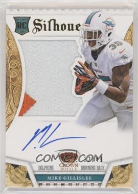 2013 Panini Crown Royale - [Base] - Silhouettes Gold Autographs #227 - Mike Gillislee /49