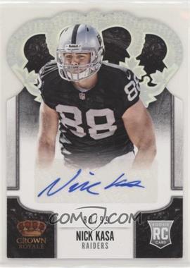 2013 Panini Crown Royale - [Base] - Silver Holo Die-Cut Crown Signatures #176 - Nick Kasa /99 [EX to NM]