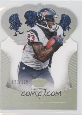 2013 Panini Crown Royale - [Base] - Silver Holo Die-Cut Crown #12 - Arian Foster /199