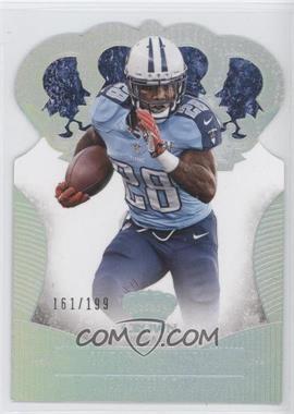 2013 Panini Crown Royale - [Base] - Silver Holo Die-Cut Crown #25 - Chris Johnson /199