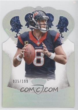 2013 Panini Crown Royale - [Base] - Silver Holo Die-Cut Crown #65 - Matt Schaub /199