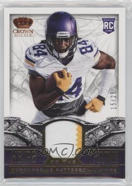 2013 Panini Crown Royale - Heirs to the Throne Materials - Prime #4 - Cordarrelle Patterson /25