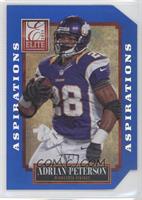 Adrian Peterson (Uncorrected Error: No number, should be 57) [Noted] #/72