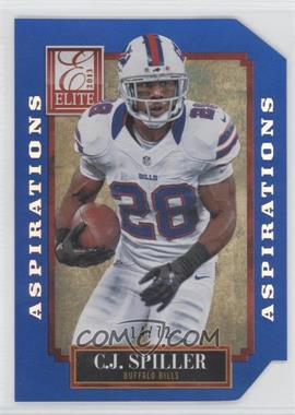 2013 Panini Elite - [Base] - Aspirations Die-Cut #12 - C.J. Spiller /72