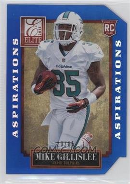 2013 Panini Elite - [Base] - Aspirations Die-Cut #170 - Mike Gillislee /65