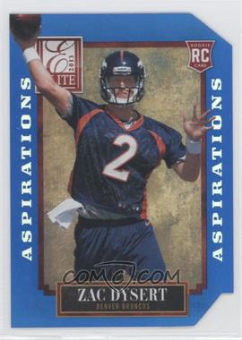 2013 Panini Elite - [Base] - Aspirations Die-Cut #199 - Zac Dysert /98