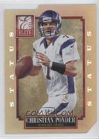 Christian Ponder #/49