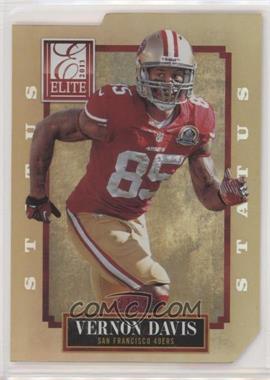 2013 Panini Elite - [Base] - Status Gold Die-Cut #88 - Vernon Davis /49