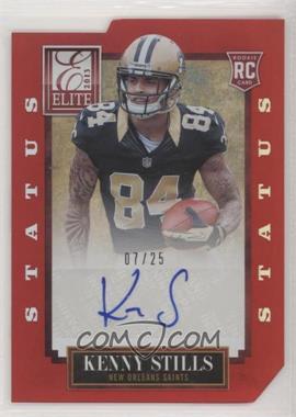 2013 Panini Elite - [Base] - Status Red Die-Cut #151 - Kenny Stills /25