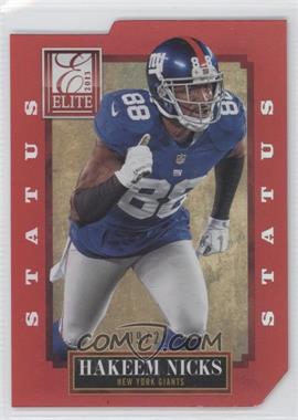 2013 Panini Elite - [Base] - Status Red Die-Cut #65 - Hakeem Nicks /25