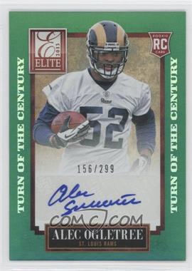 2013 Panini Elite - [Base] - Turn of the Century Rookie Signatures #105 - Alec Ogletree /299