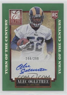 2013 Panini Elite - [Base] - Turn of the Century Rookie Signatures #105 - Alec Ogletree /299