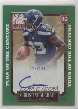 2013 Panini Elite - [Base] - Turn of the Century Rookie Signatures #114 - Christine Michael /149