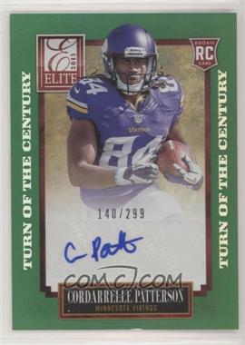 2013 Panini Elite - [Base] - Turn of the Century Rookie Signatures #120 - Cordarrelle Patterson /299