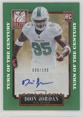 2013 Panini Elite - [Base] - Turn of the Century Rookie Signatures #129 - Dion Jordan /199