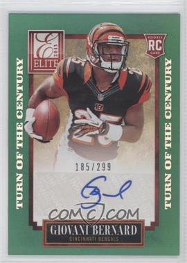 2013 Panini Elite - [Base] - Turn of the Century Rookie Signatures #136 - Giovani Bernard /299