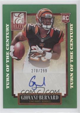 2013 Panini Elite - [Base] - Turn of the Century Rookie Signatures #136 - Giovani Bernard /299