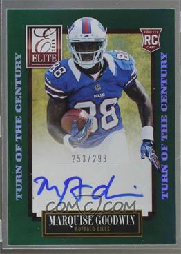 2013 Panini Elite - [Base] - Turn of the Century Rookie Signatures #166 - Marquise Goodwin /299 [Noted]