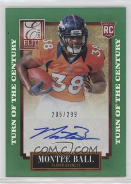 2013 Panini Elite - [Base] - Turn of the Century Rookie Signatures #172 - Montee Ball /299