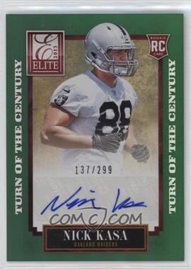 2013 Panini Elite - [Base] - Turn of the Century Rookie Signatures #173 - Nick Kasa /299