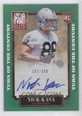 2013 Panini Elite - [Base] - Turn of the Century Rookie Signatures #173 - Nick Kasa /299