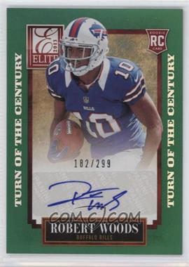 2013 Panini Elite - [Base] - Turn of the Century Rookie Signatures #179 - Robert Woods /299