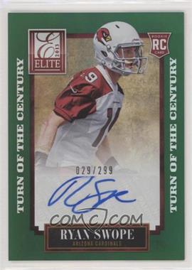 2013 Panini Elite - [Base] - Turn of the Century Rookie Signatures #183 - Ryan Swope /299