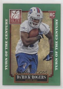 2013 Panini Elite - [Base] - Turn of the Century #123 - Da'Rick Rogers /199