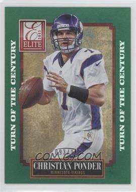 2013 Panini Elite - [Base] - Turn of the Century #55 - Christian Ponder /199