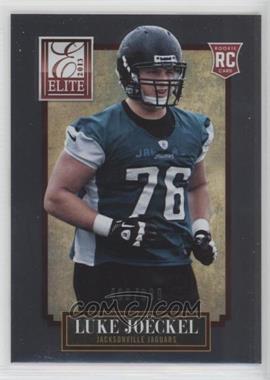 2013 Panini Elite - [Base] #158 - Luke Joeckel /999